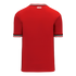 Athletic Knit V-Neck Baseball Jersey with Knitted Trim (BA1333)